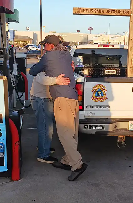 The community love so important to the author David Haave St Robert Missouri Military Base Ft Wood